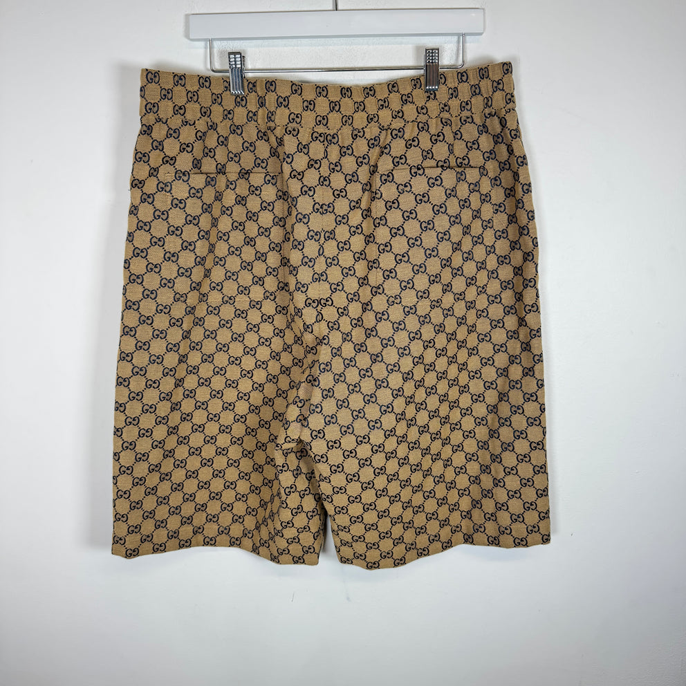 Gucci Beige GG Monogram Canvas Short Size 54