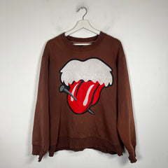 Number (N)ine Brown Rolling Stones Sweatshirt Size 3