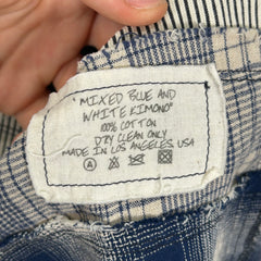 Greg Lauren Multi-Patchwork Kimono Jacket Size 3