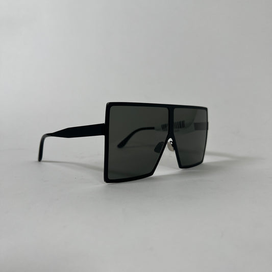 Saint Laurent black shield sunglasses