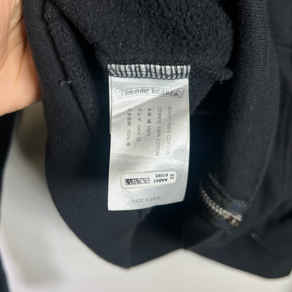 Chrome Hearts Multi Logo Zip-Up Hoodie