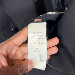 Rick Owens SS14 Vicious Black Fencing Jacket Size 48