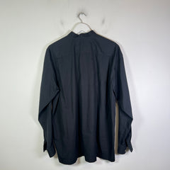 Issey Miyake Men Collarless Button Up Shirt