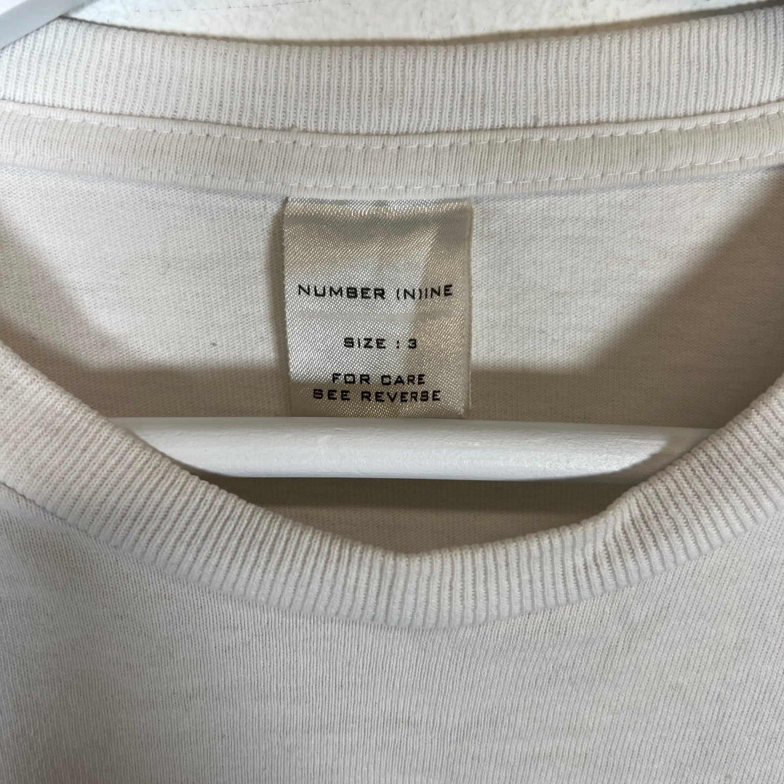 Number (N)ine AW02 'Nowhere Man' George Harrison Tee Size 3
