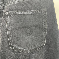 R13 Black Distressed Jeans Sz 34