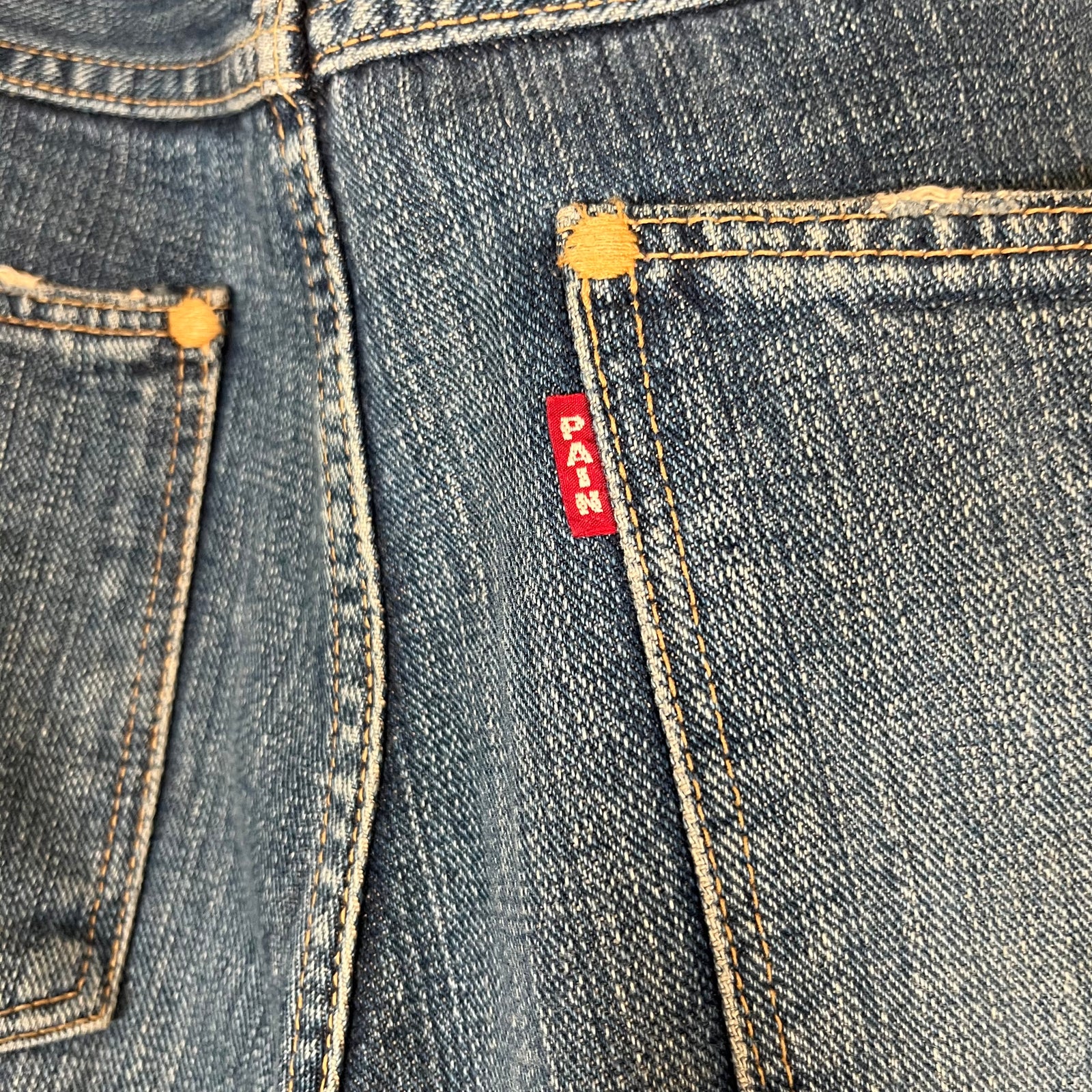 Number (N)ine Kurt Cobain Denim Patch Jeans Size 4