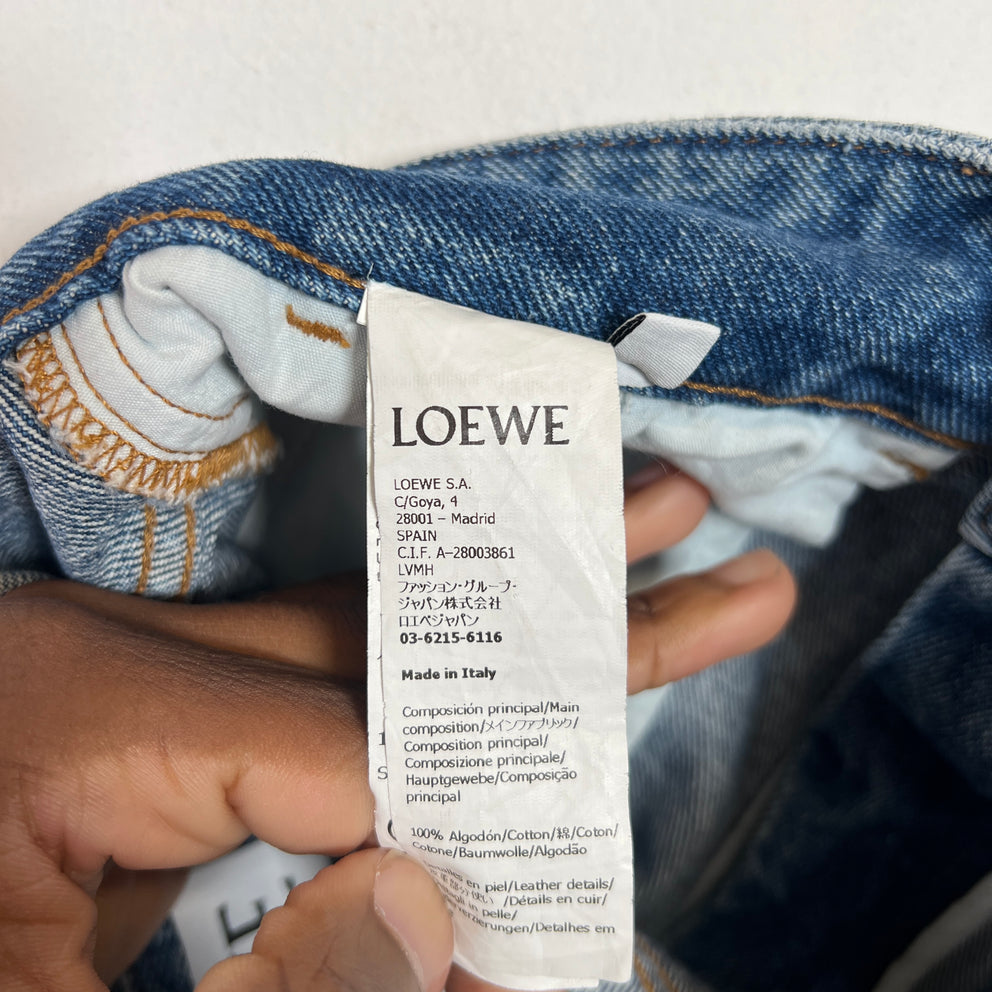 Loewe Anagram Baggy Denim Jeans