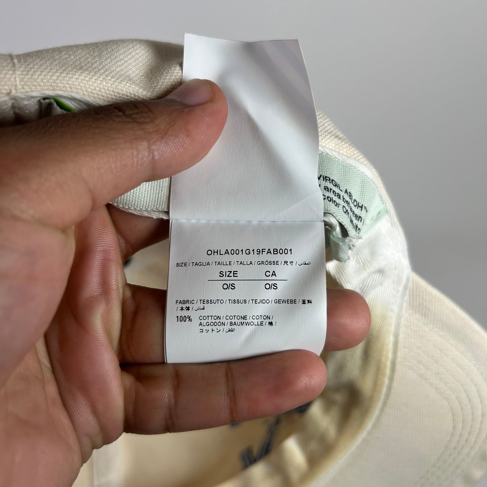 Off-White Floral Arrow Baseball Hat