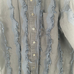 Engineered Garments Distressed Button-Up Shirt Size S