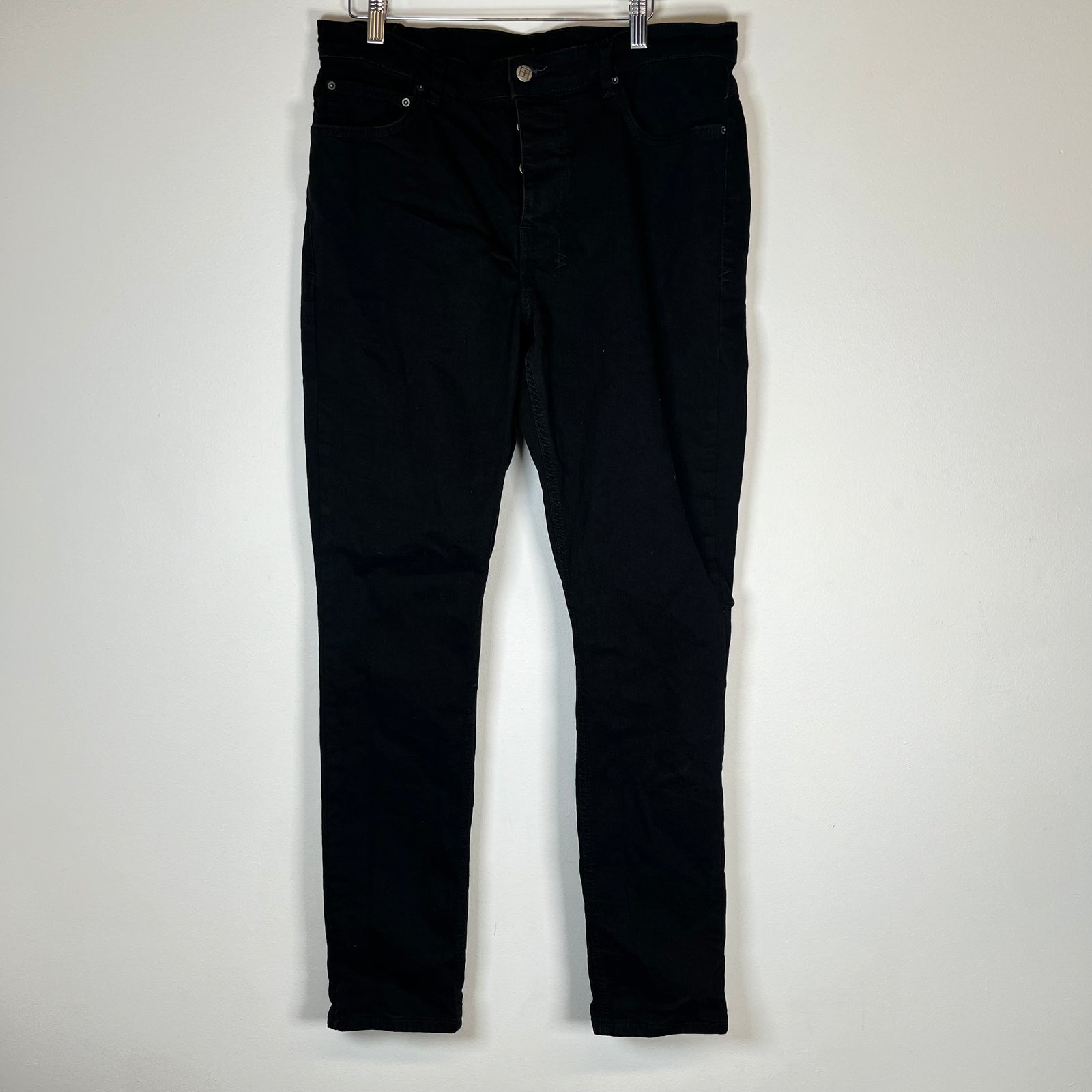 Ksubi Black Chitch Denim Jeans Size 36