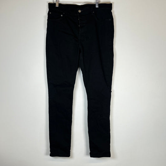 Ksubi Black Chitch Denim Jeans Size 36