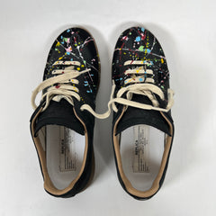 Maison Margiela Black Paint Splatter Gats Size 41