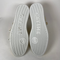 Celine Yellow/White CT-03 Leather High-Top Sneaker Size 45