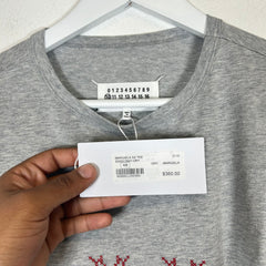Maison Margiela Grey MM Embroidered Tee Size M
