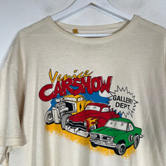 Gallery Dept Cream Venice Car Show T-Shirt Size L