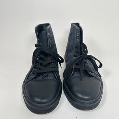 Gucci Black GG Canvas High Top Sneaker Size GG 9