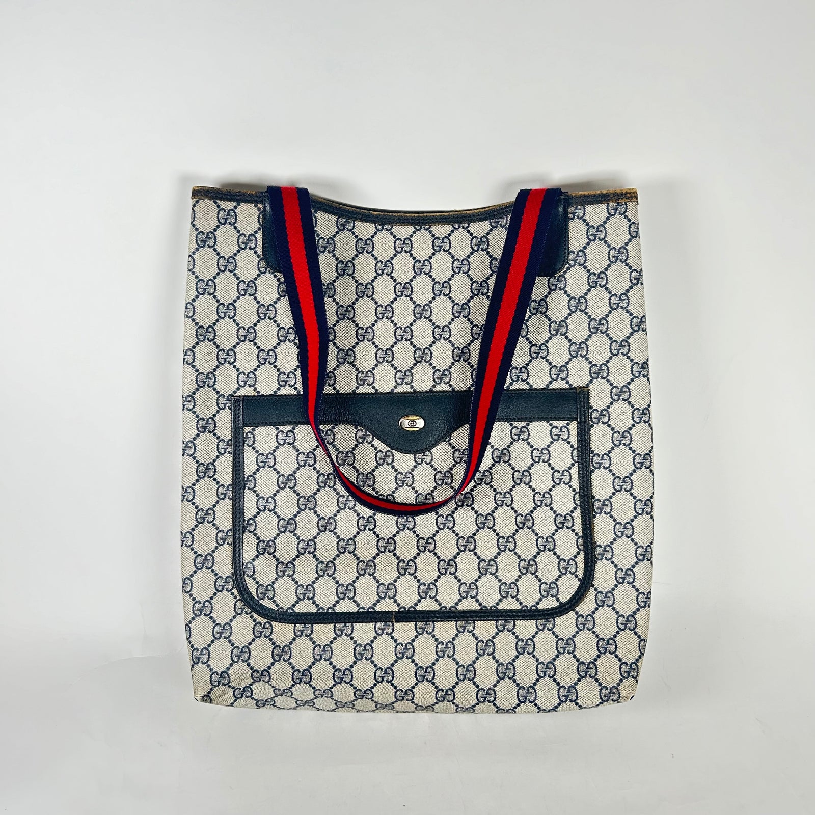 Gucci GG Sherry PVC Leather Tote Bag