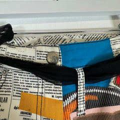 John Galliano S/S 2001 Newspaper Graffiti Printed Pants Size 28