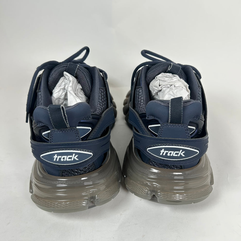 Balenciaga Navy/Grey Track Sneaker Size 42