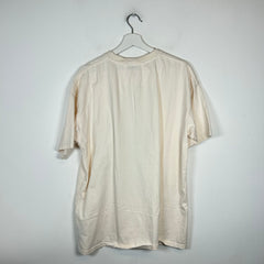 Rhude Cream French Hotel Logo T-shirt Size XL