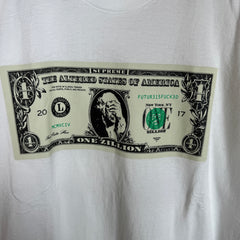 Supreme White FW17 Zillion Dollar T-Shirt Size M