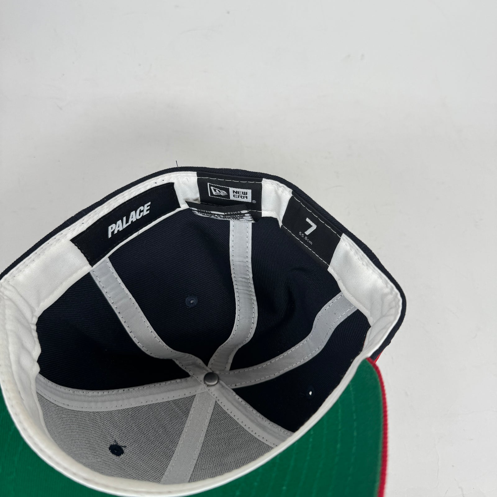 Palace x New Era Navy/Red P Logo Fitted Cap Size 7