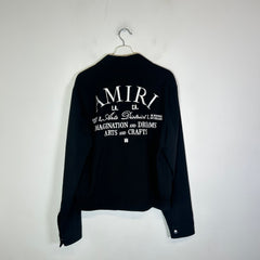 Amiri Black Arts District Blouson Jacket Size 52