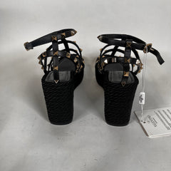 Valentino Rock Stud Wedge Platform Size 41