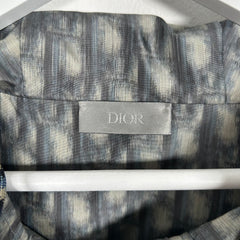 Dior x Shawn Stussy Blurred Oblique Anorak Jacket Size XL