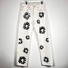 Denim Tears White Jeans Size 33x32