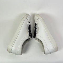 Saint Laurent White Andy Leather Low-Top Sneaker Size 42