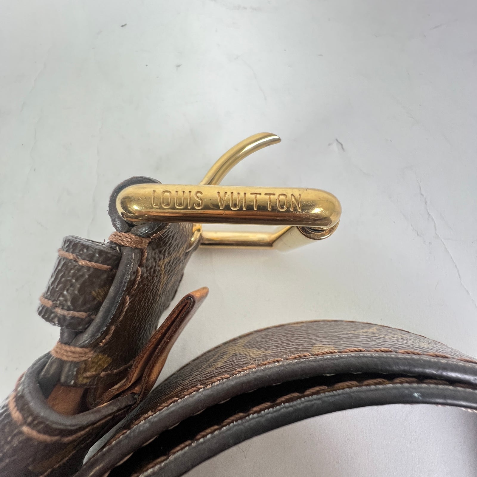 Louis Vuitton Monogram Pochette Duo Belt