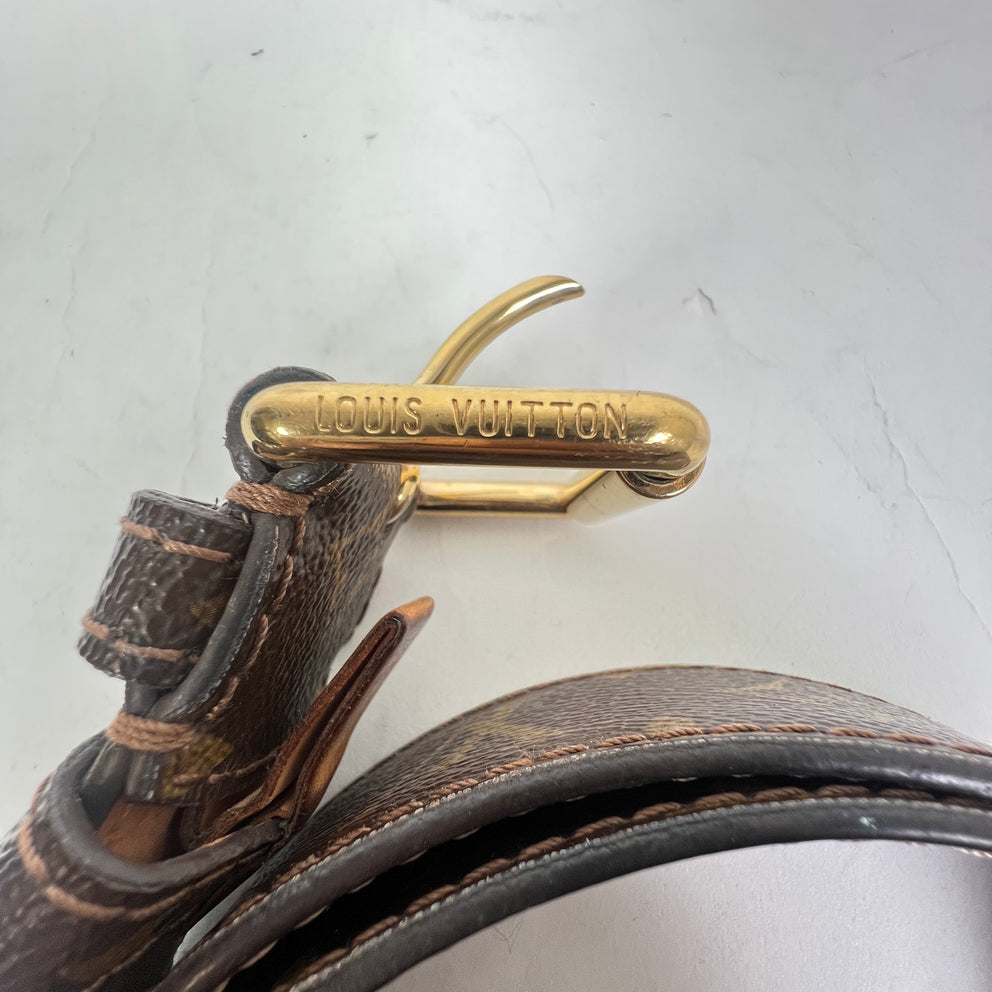 Louis Vuitton Monogram Pochette Duo Belt
