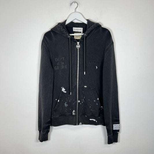 Gallery Dept x Lanvin Black Zip-Up Hoodie Size S