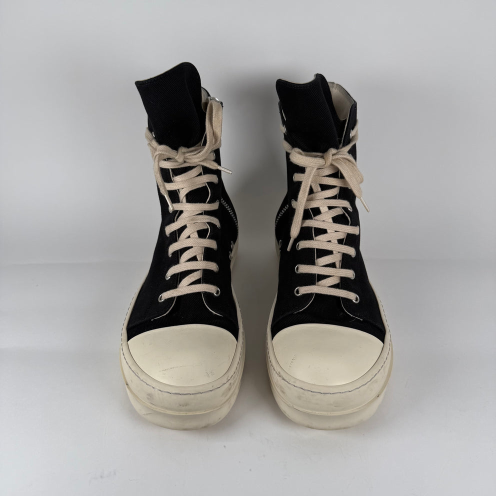 Rick Owens DRKSHDW Canvas Ramones Size 43