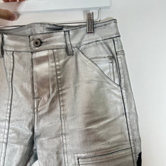 Rick Owens Aluminum Waxed Nagakin Jeans Size S
