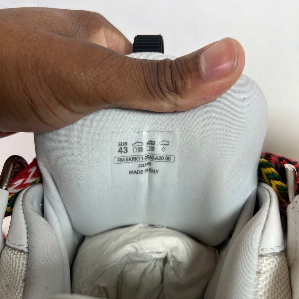 Lanvin White OG Curb Sneaker Size 43
