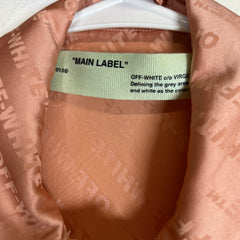 Off-White Pink Silk Button Up Size 40