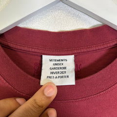 Vetements Handwritten Logo T-Shirt