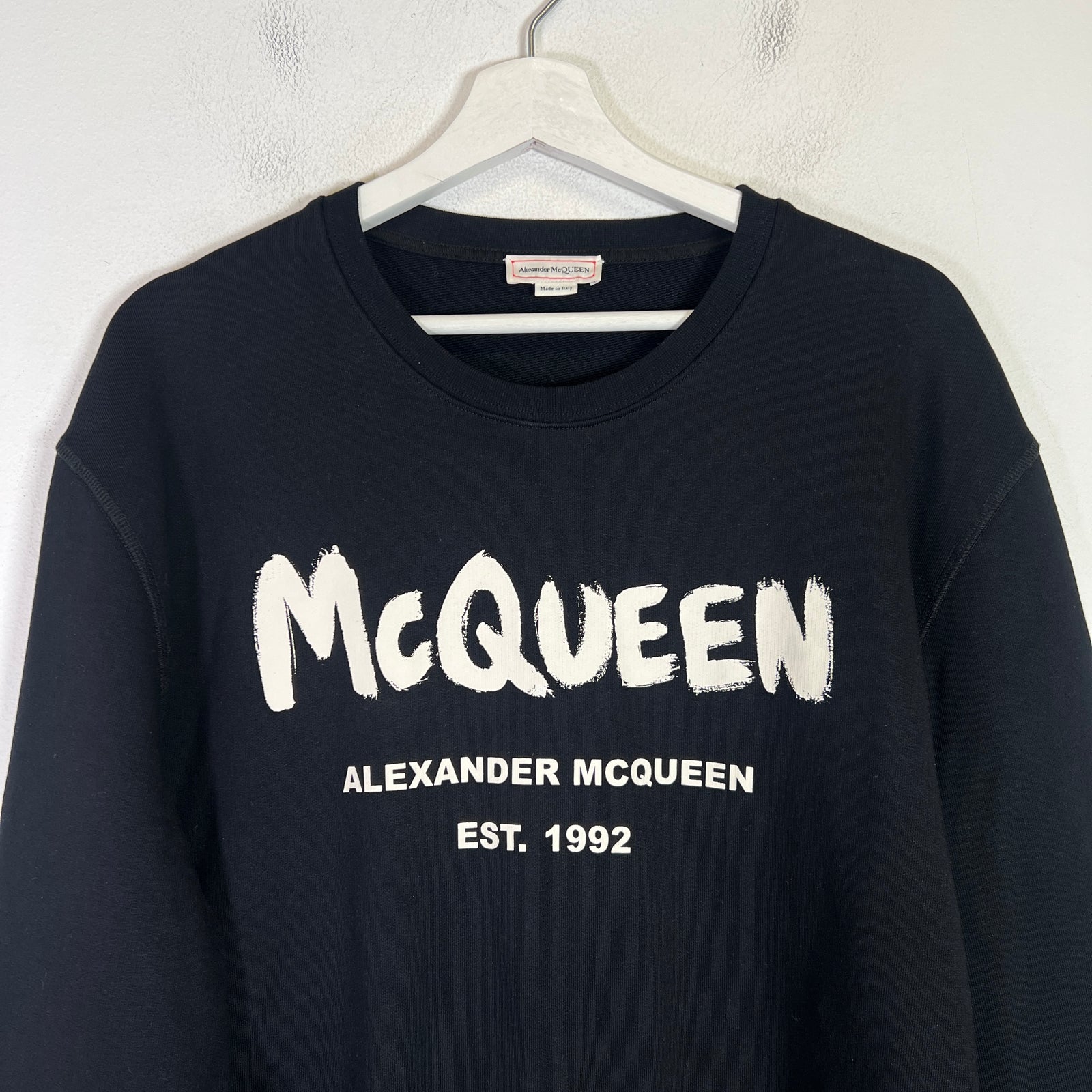 Alexander McQueen Graffiti Crewneck Sweatshirt