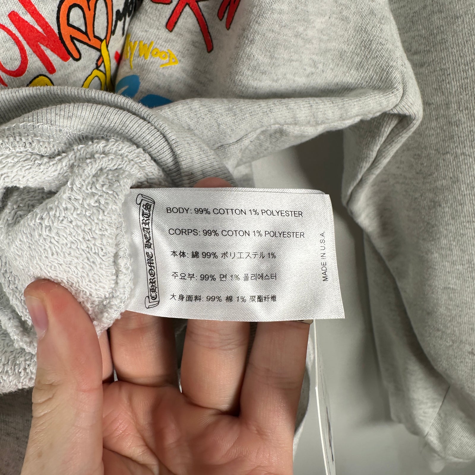 Chrome Hearts x Matty Boy 'Boy Brain' Graphic Crewneck Size L