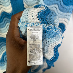 Casablanca Wavy Gradient Crochet Shirt
