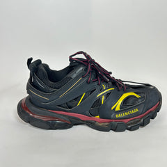 Balenciaga Black Bordeaux Track Sneaker Size 44
