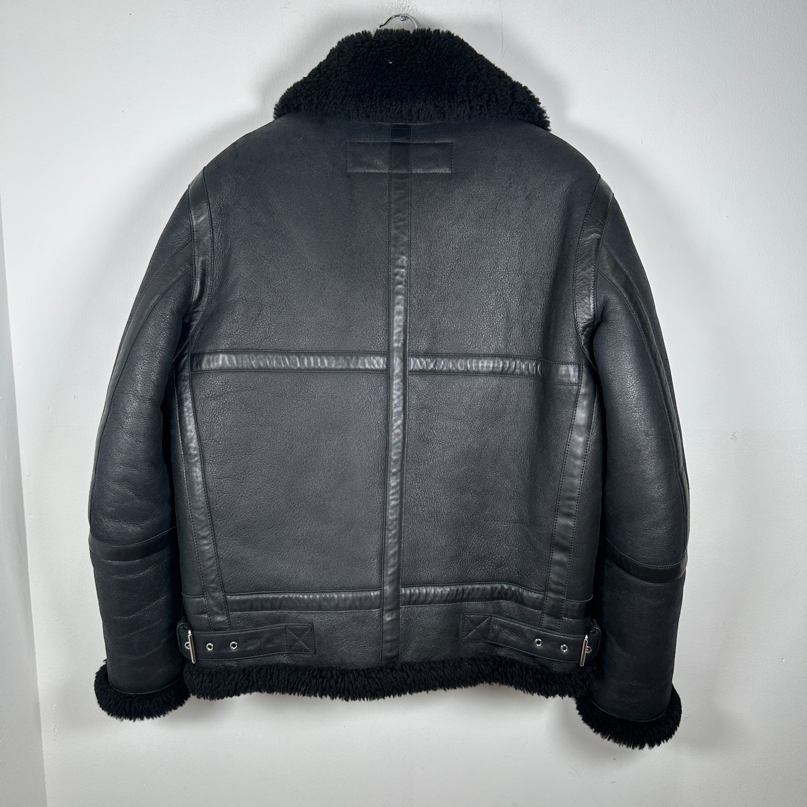 Acne Sherling Flight Jacket Size 48
