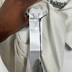 Balenciaga White Campaign Logo T-Shirt Size S