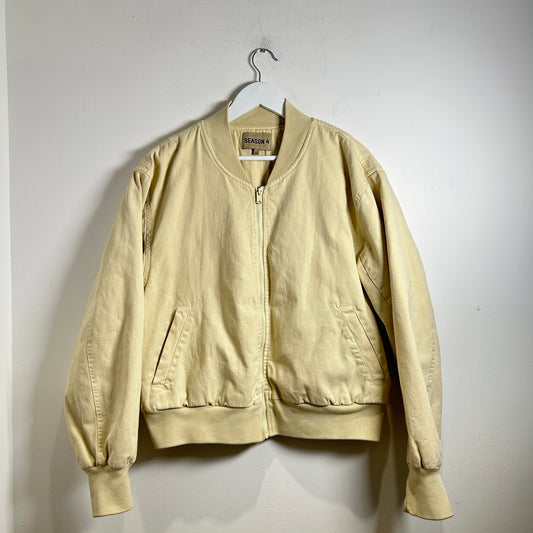 Yeezy Season 4 Beige Bomber Jacket Size S