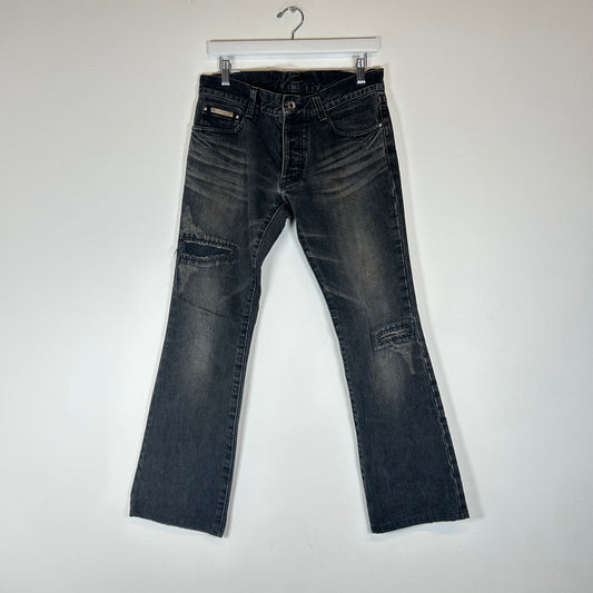 5351 Pour Les Hommes Black Repair Jeans Size 30