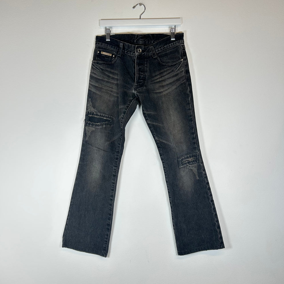 5351 Pour Les Hommes Black Repair Jeans Size 30