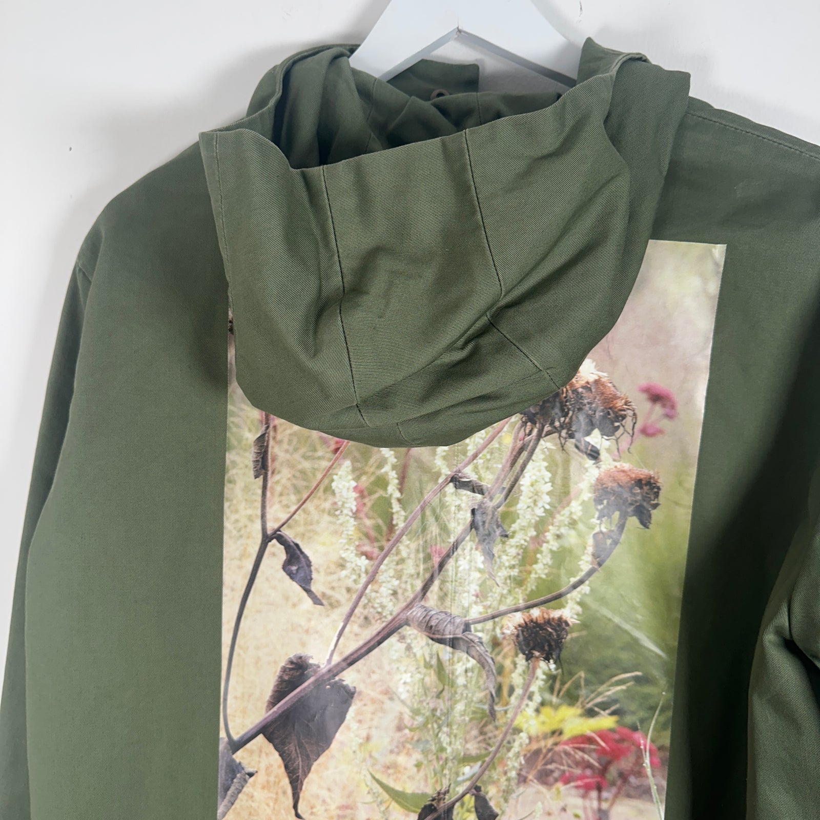 Raf Simons x Sterling Ruby FW14 Green Patches Parka Size 46
