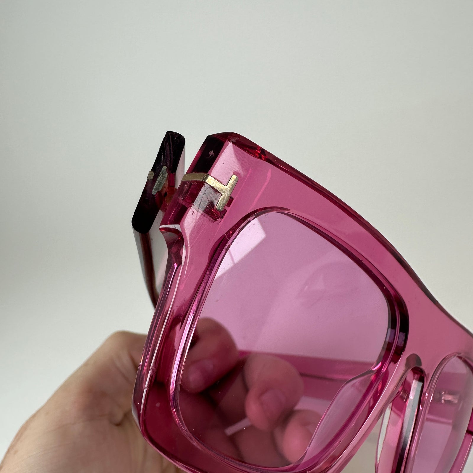 Tom Ford 'T' Acecate Sunglasses